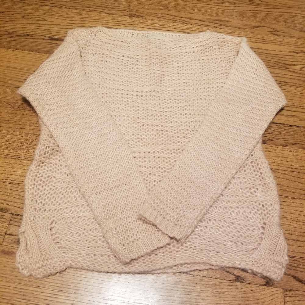 Powder pink soft sweater